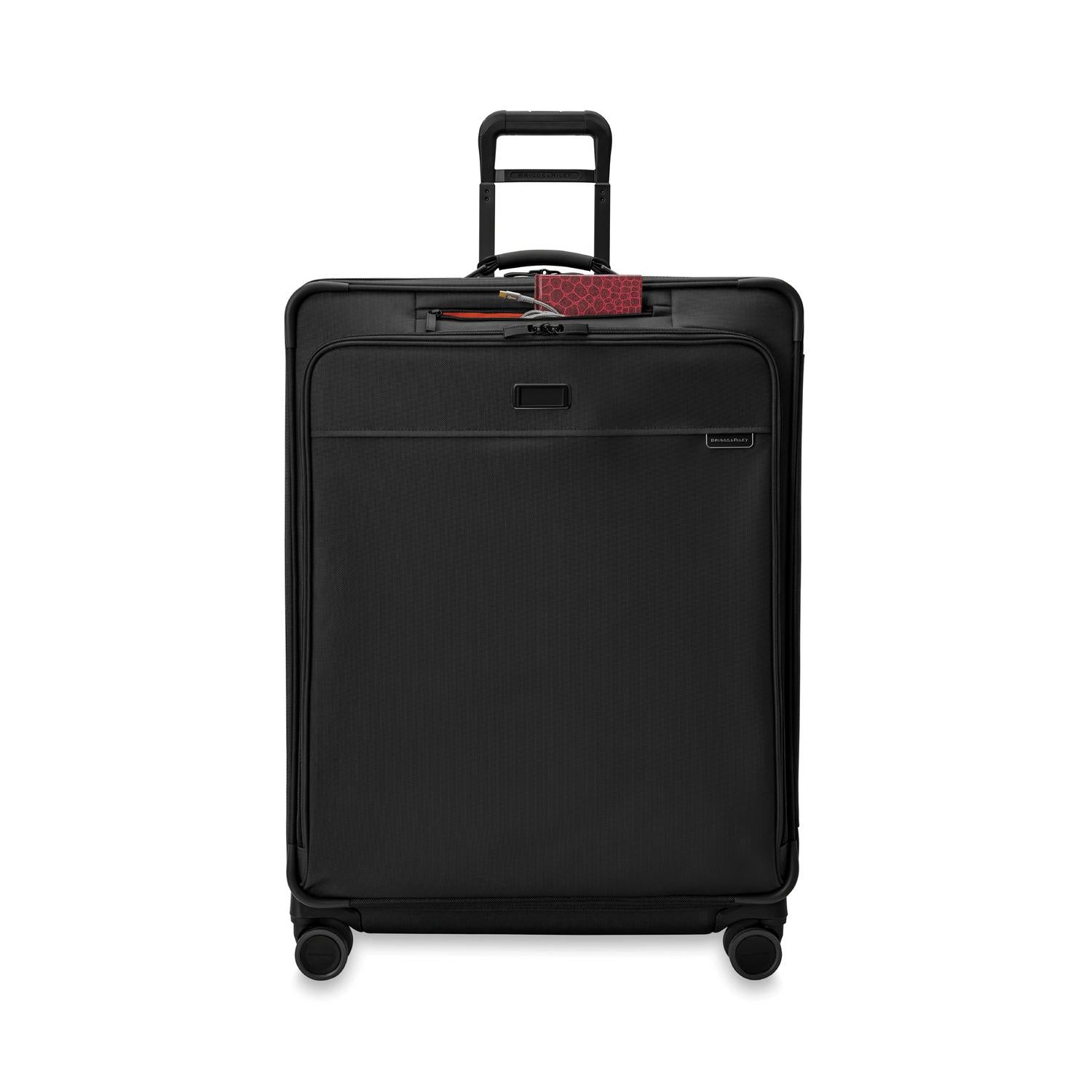 Briggs and Riley Extra Large Expandable Spinner Black Front Pocket