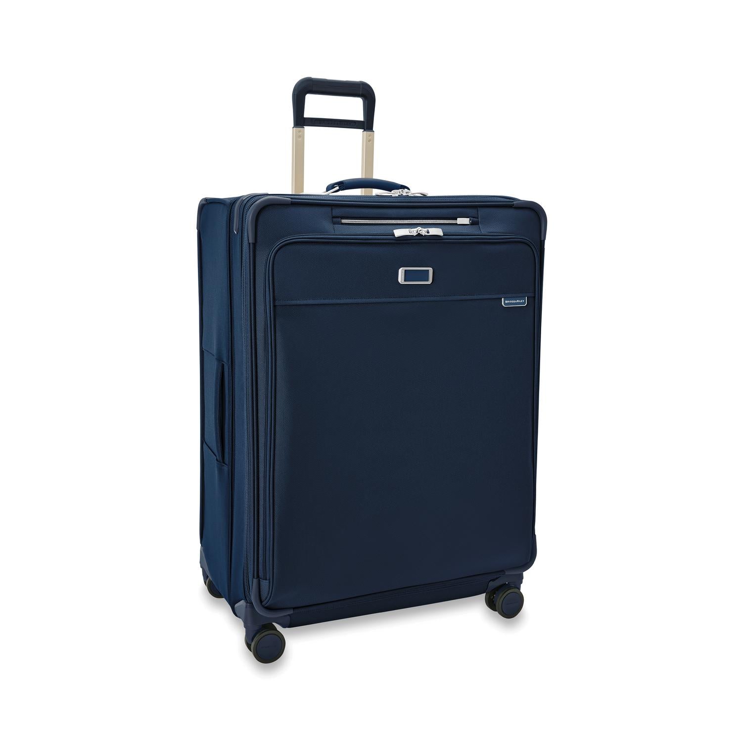 Briggs and Riley Extra Large Expandable Spinner Navy Side Shot