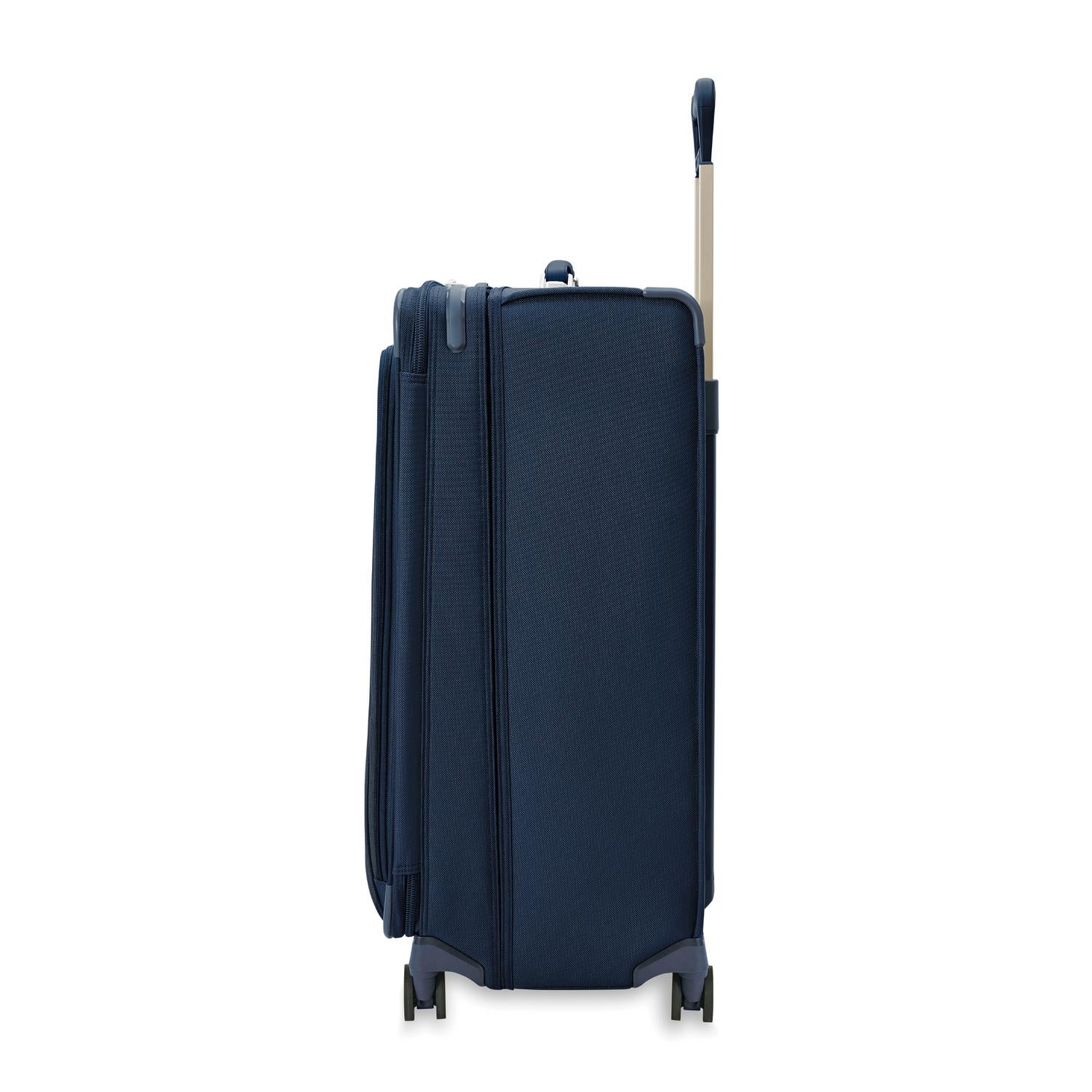 Briggs and Riley Extra Large Expandable Spinner Navy Side Shot