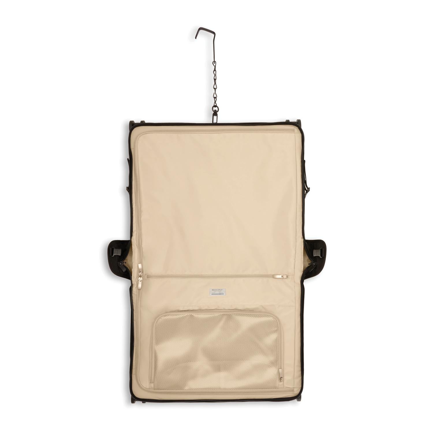 Briggs and Riley Wide Carry-On Wheeled Garment Spinner Open