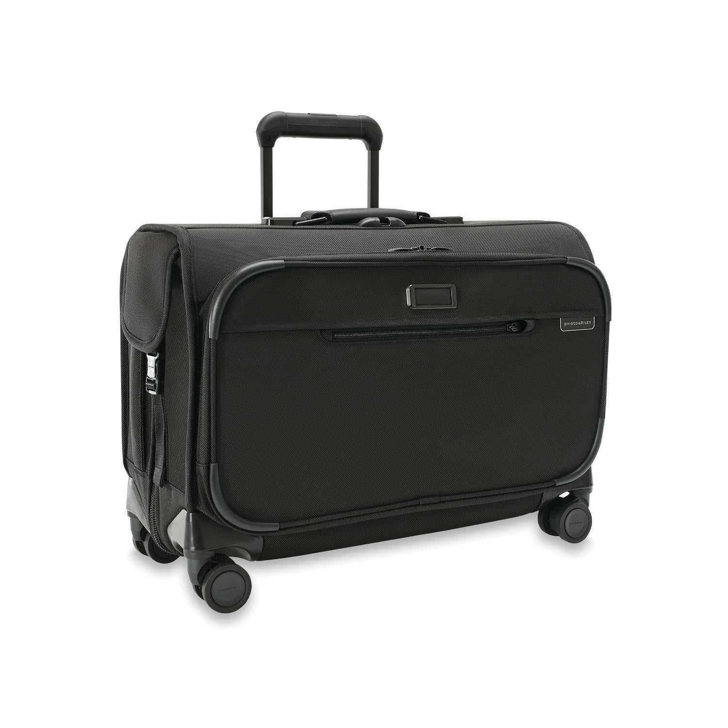 Briggs and Riley Wide Carry-On Wheeled Garment Spinner Side View