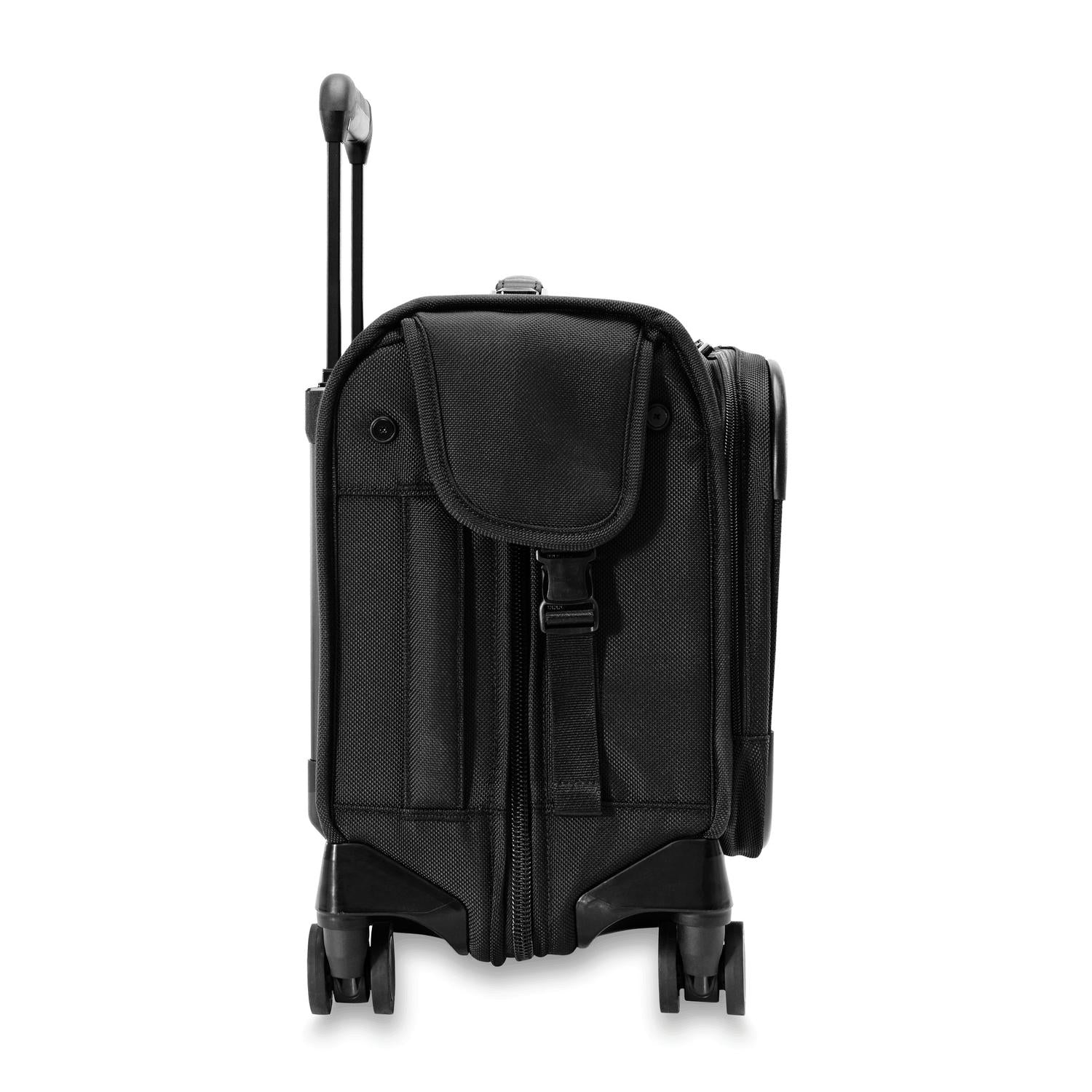 Briggs and Riley Wide Carry-On Wheeled Garment Spinner Side View