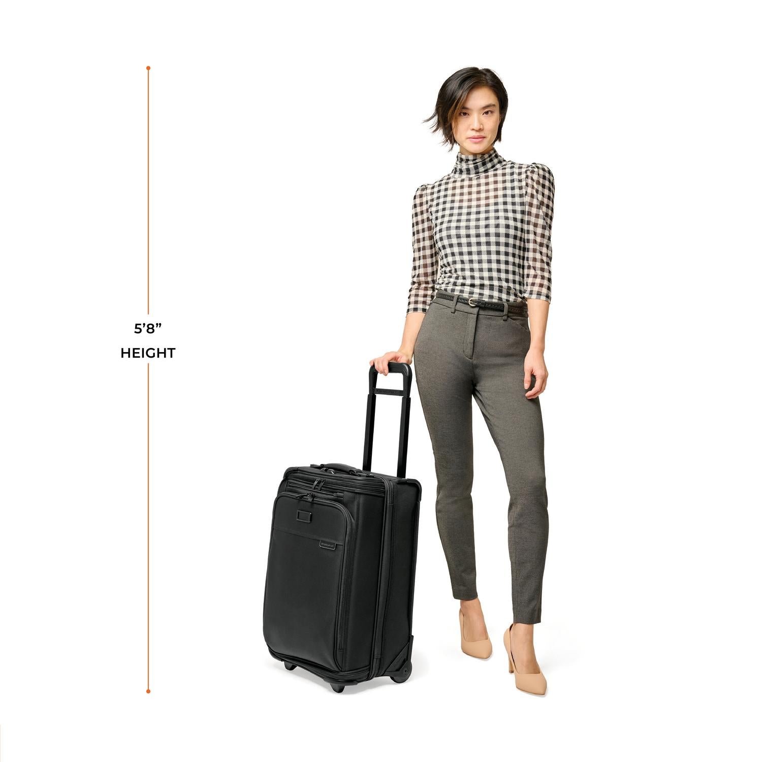 Briggs &amp; Riley Carry-on 2-Wheel Garment Bag Model Height 5&