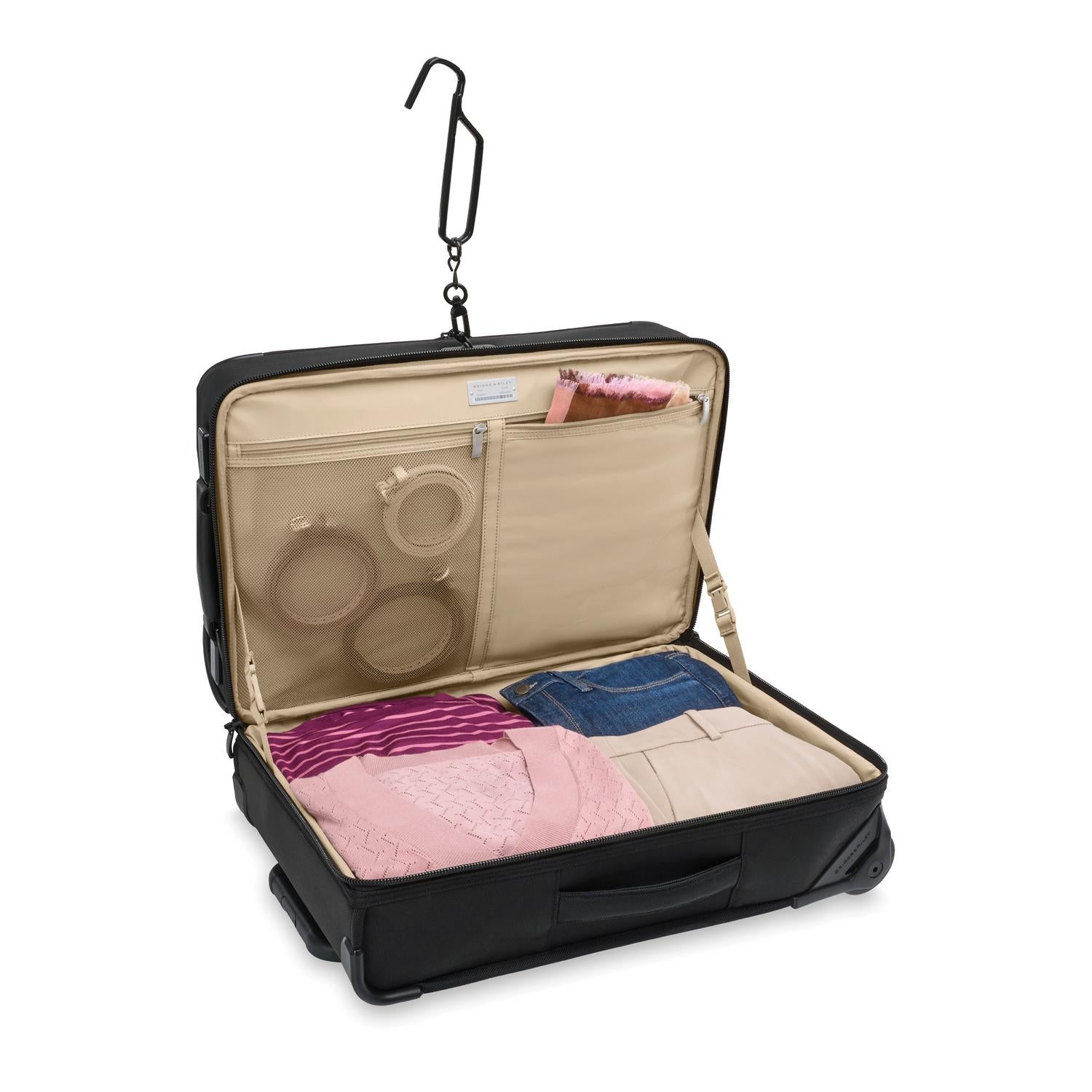 Briggs &amp; Riley Carry-on 2-Wheel Garment Bag Open