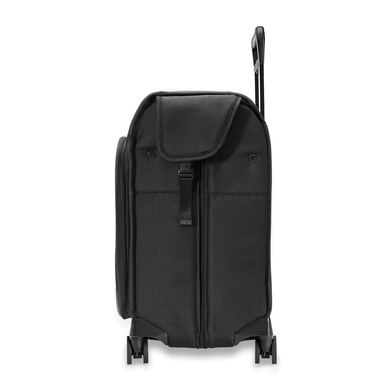 Briggs and Riley Deluxe Wardrobe Spinner Black Side View