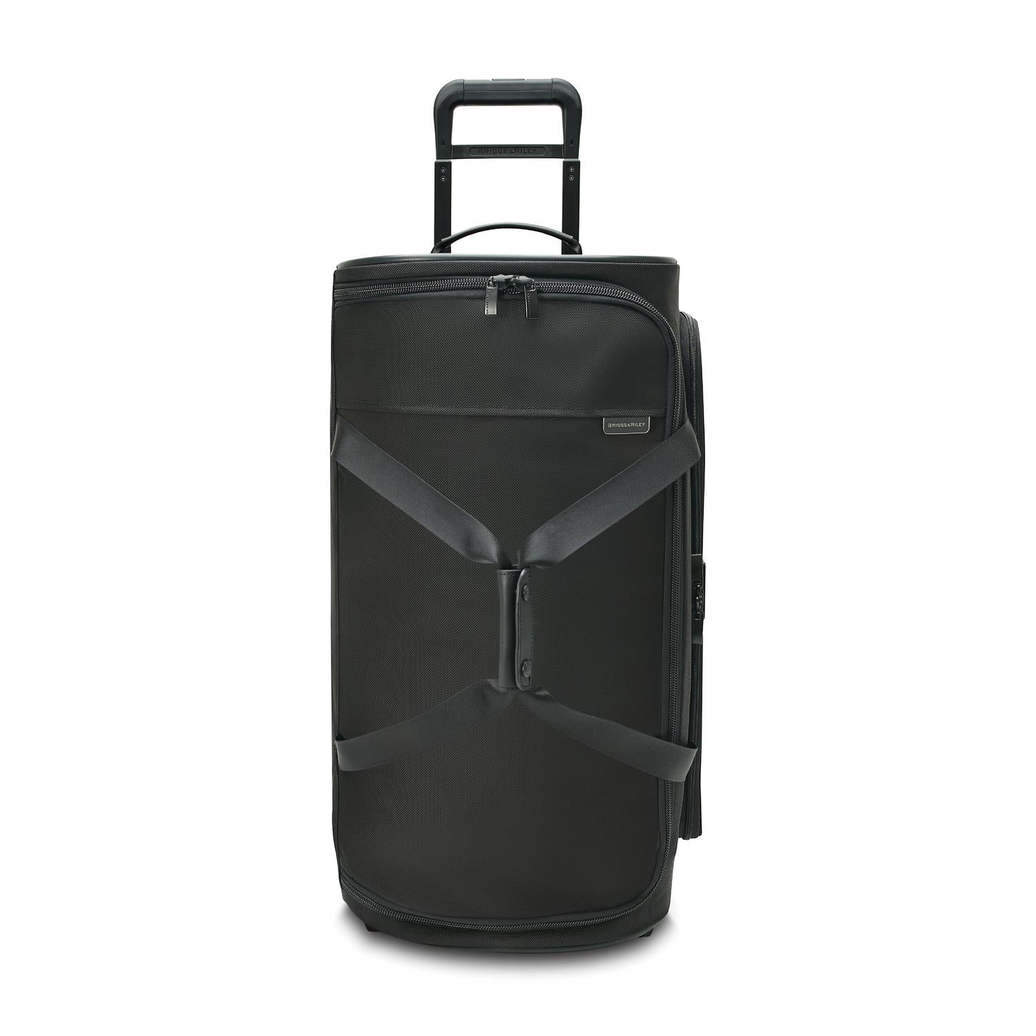 Briggs and Riley Medium Two-Wheel Duffle Black Front View