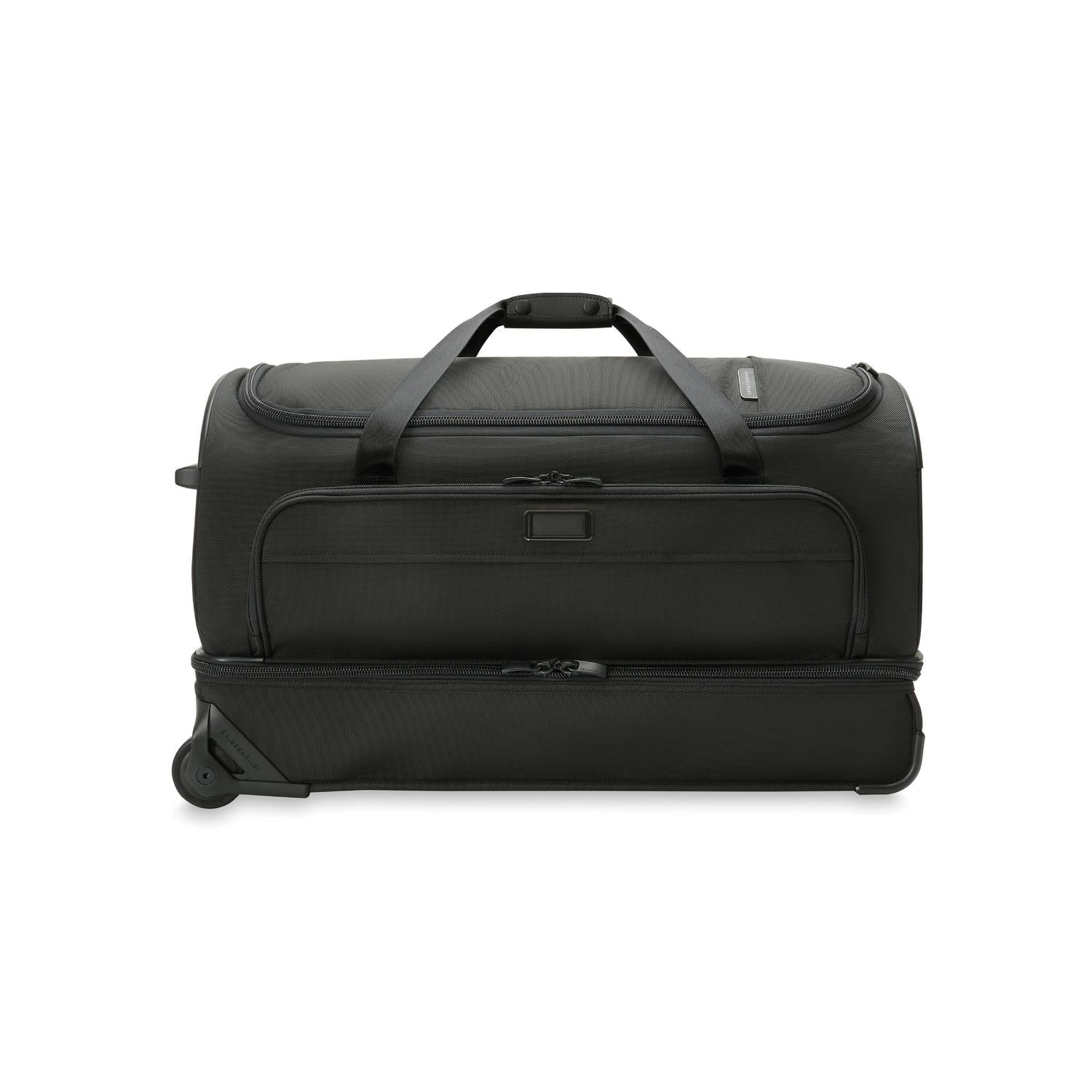 Briggs and Riley Medium Two-Wheel Duffle Black Side View