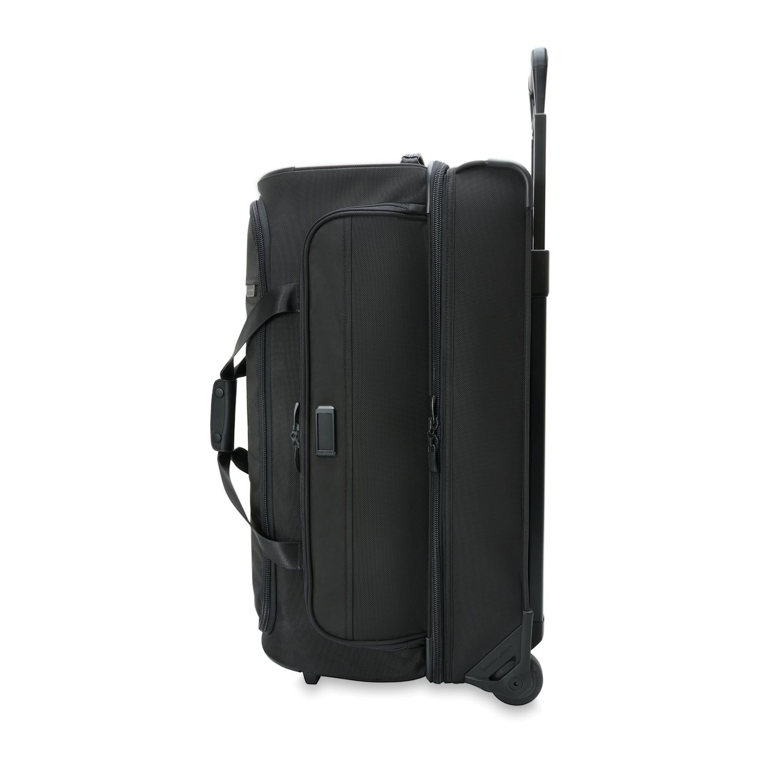 Briggs and Riley Medium Two-Wheel Duffle Black Side View