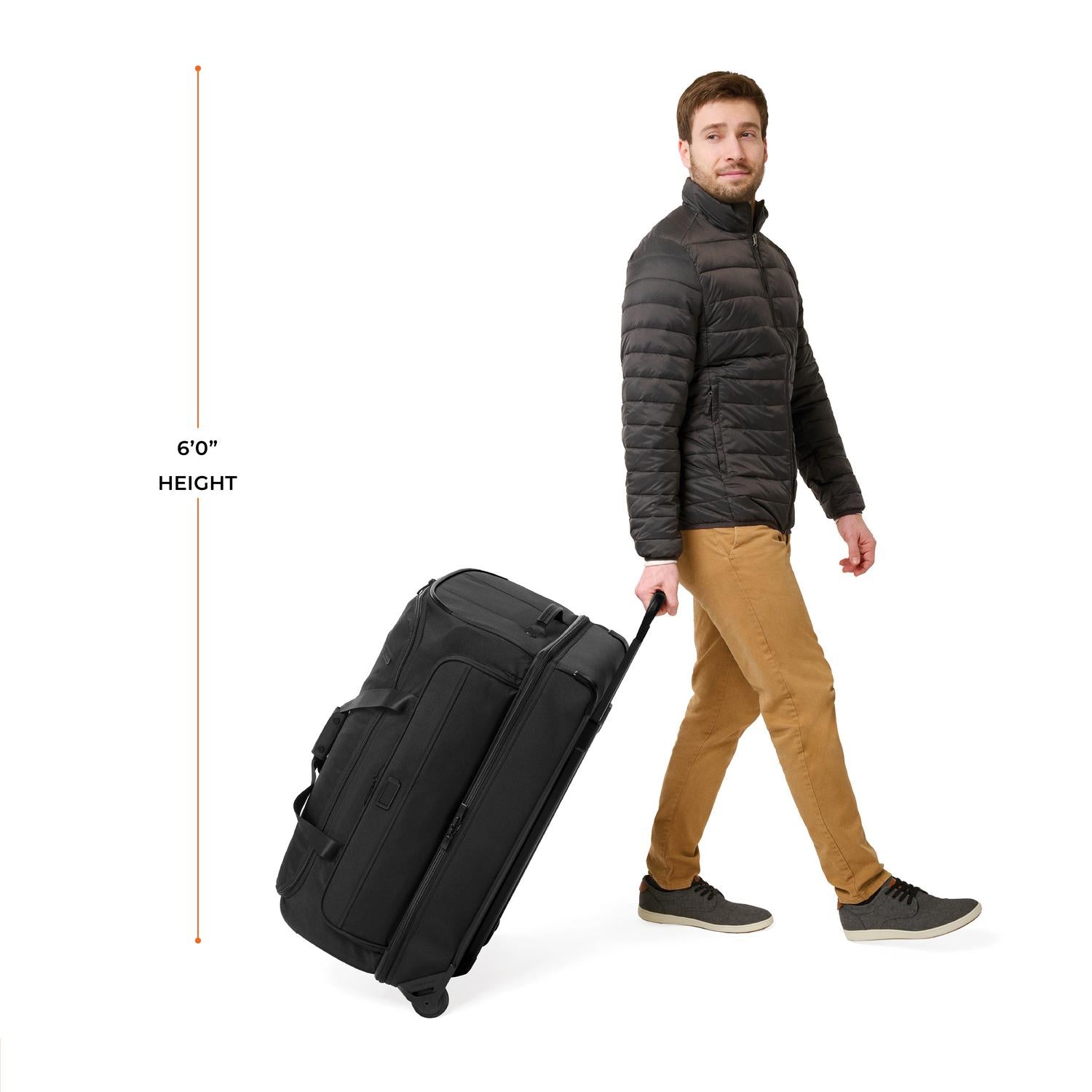 Briggs and Riley Large Two-Wheel Duffle Model Height 6&