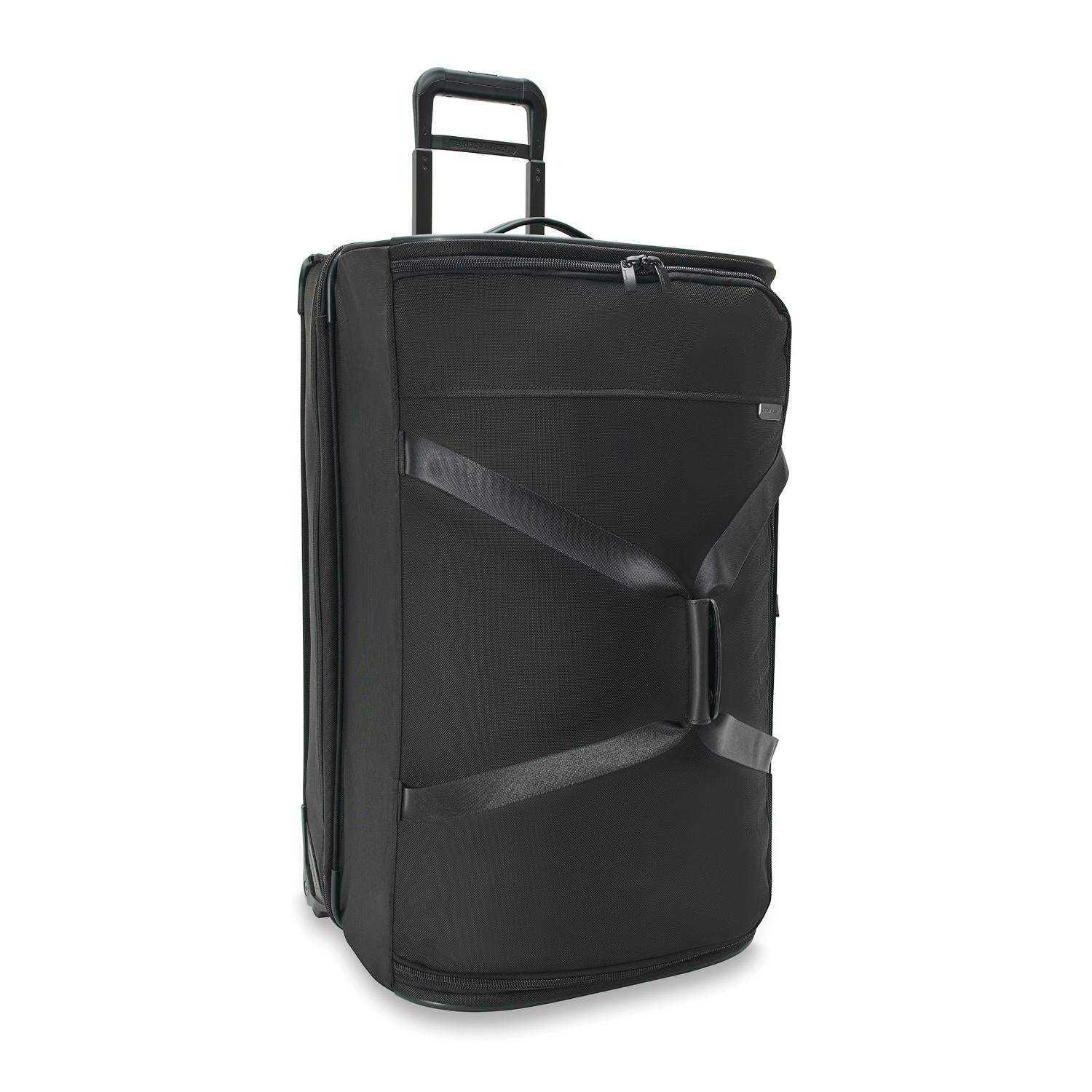 Briggs and Riley Large Two-Wheel Duffle Black Side View
