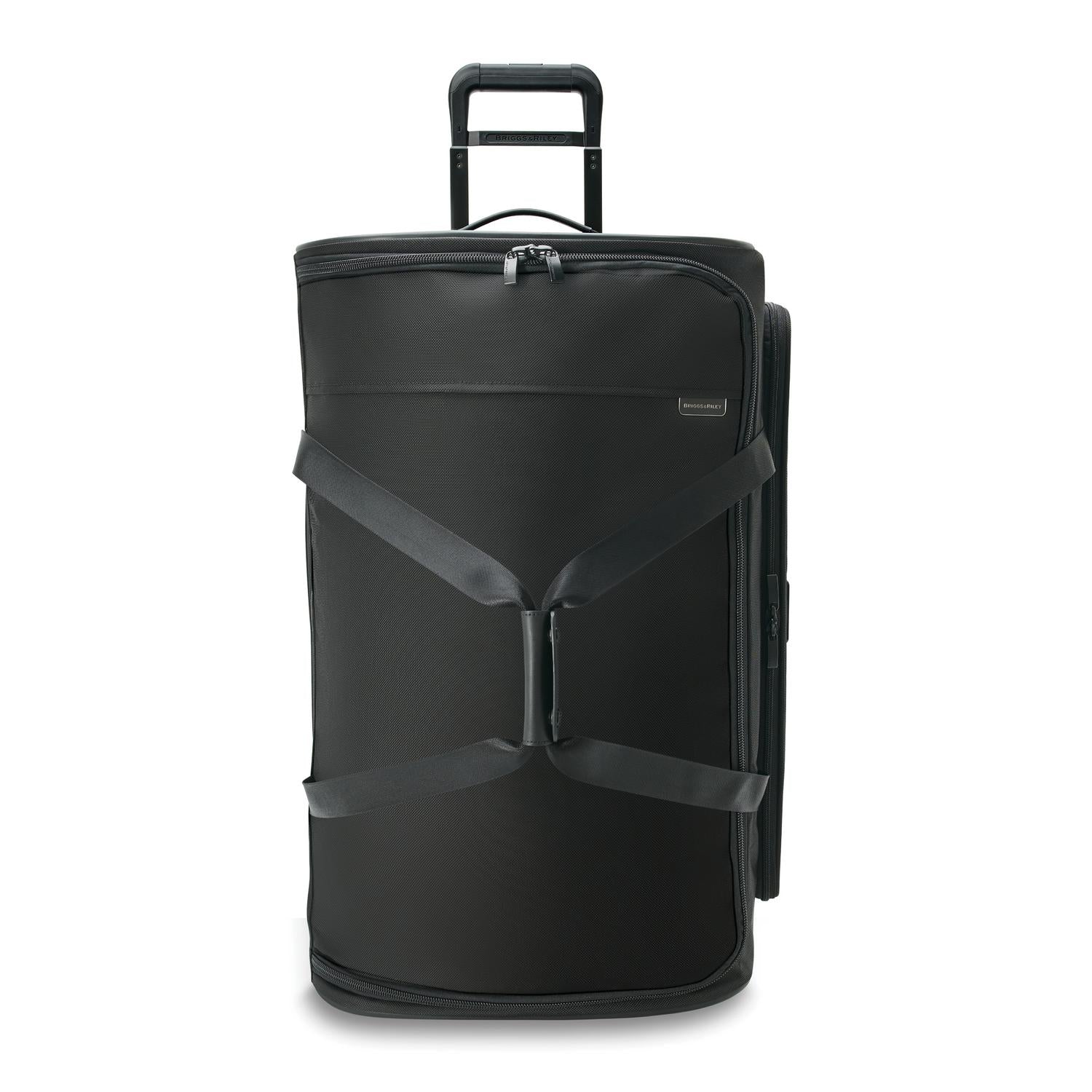 Briggs and Riley Large Two-Wheel Duffle Black front View