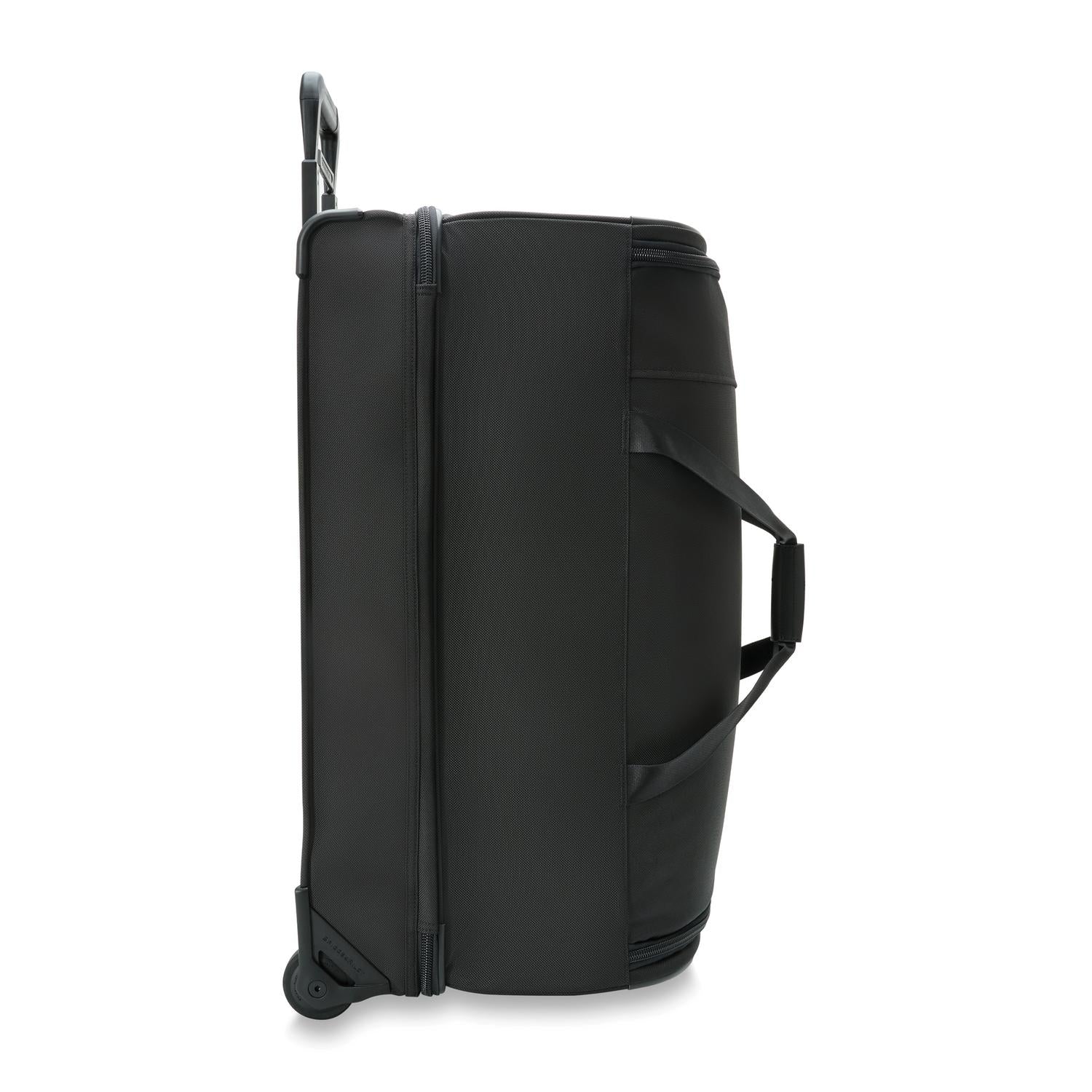 Briggs and Riley Large Two-Wheel Duffle Black Side View