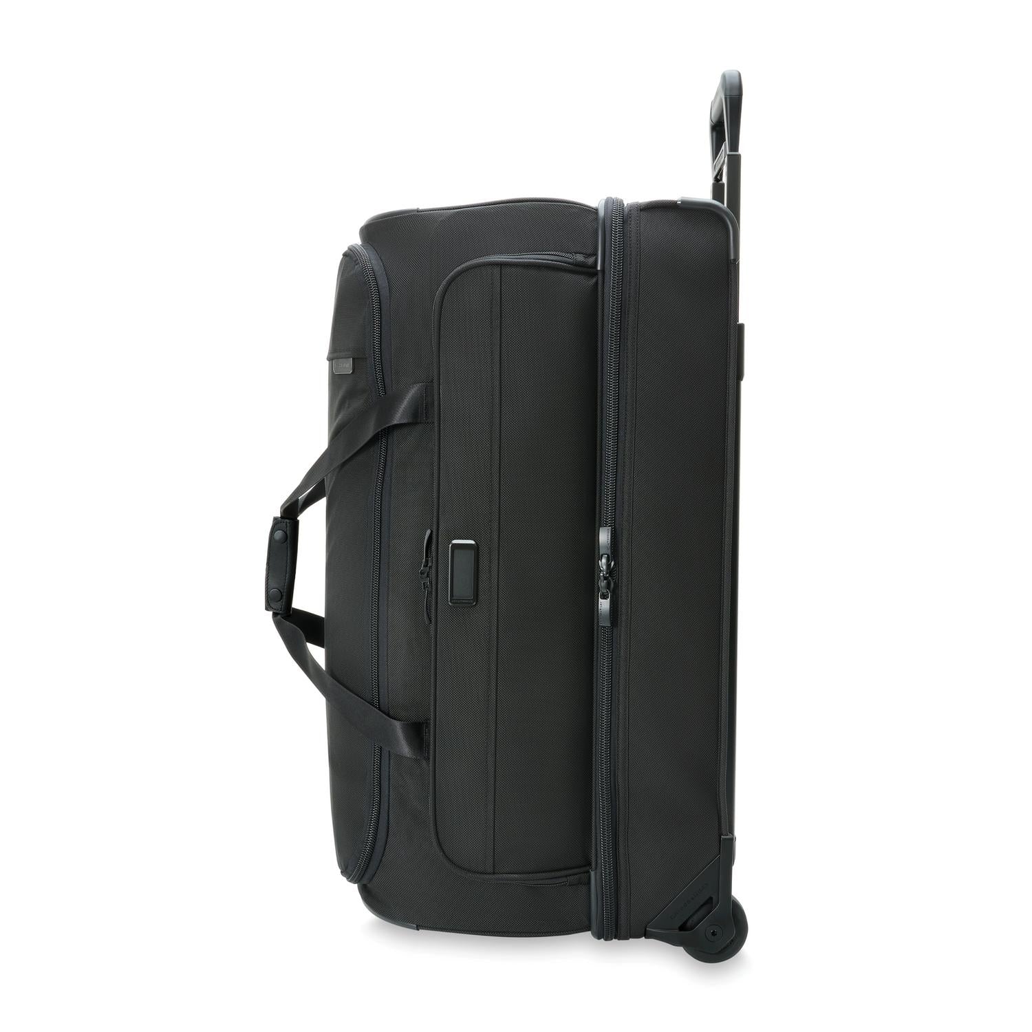 Briggs and Riley Large Two-Wheel Duffle Black Side View